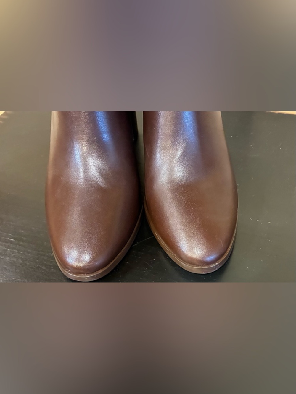 COACH Olivia Signature Jacquard Ankle Booties Brown Leather SZ. 9B - Picture 3 of 16